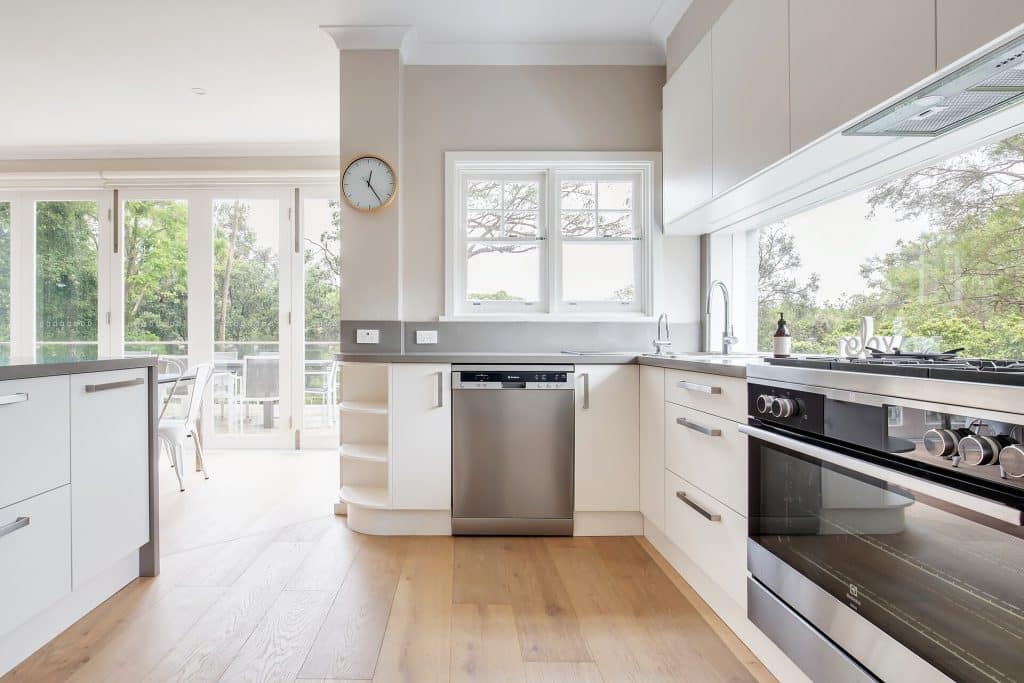 Stunning modern kitchen with appliances