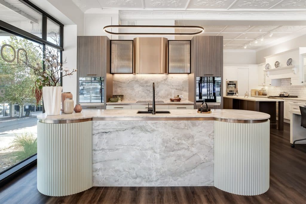 Stunning kitchen renovation with complimentary materials
