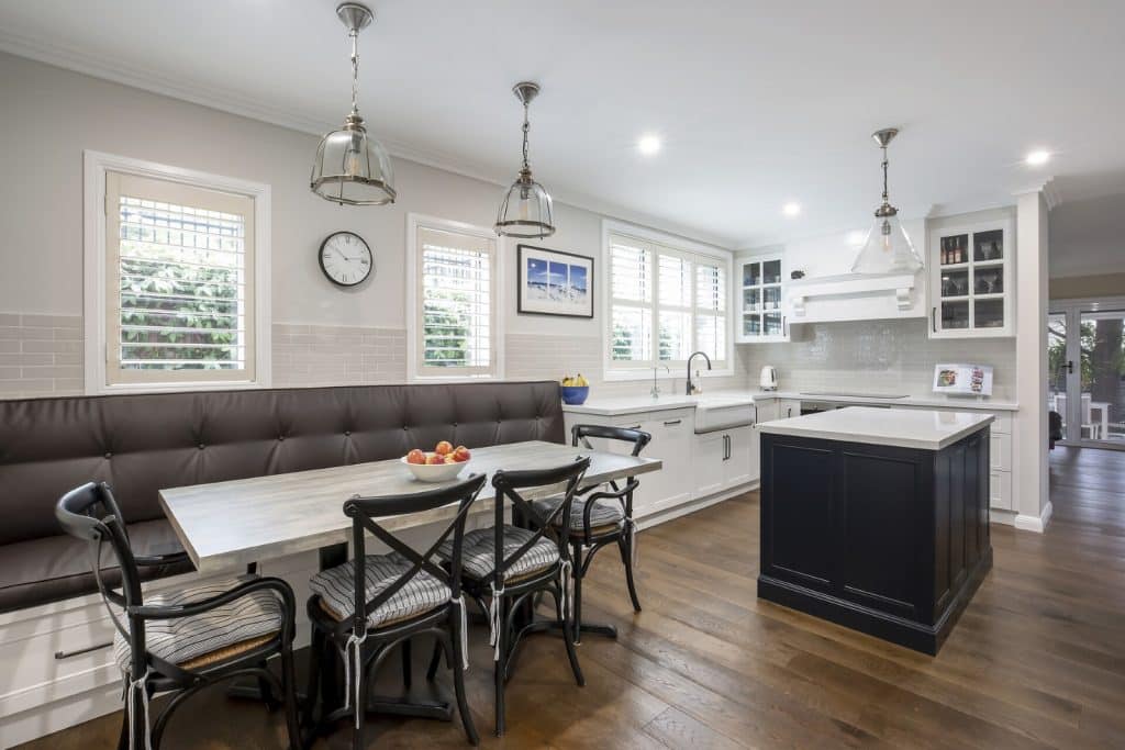 Two toned kitchen renovation