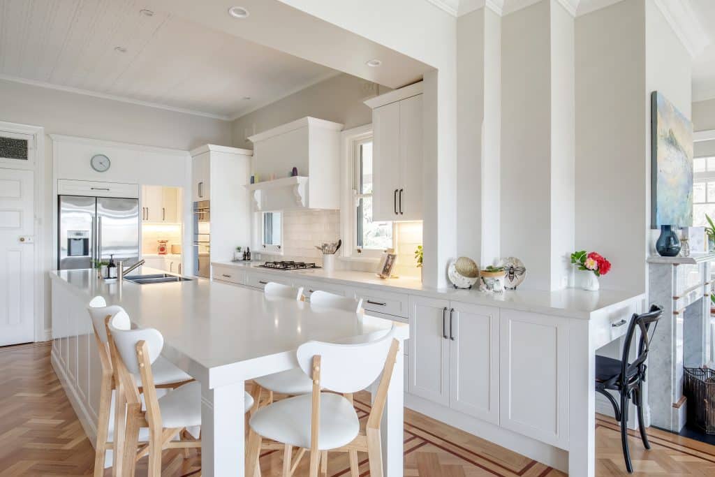 Gorgeous white kitchen renovation