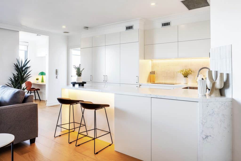 White Kitchen renovation