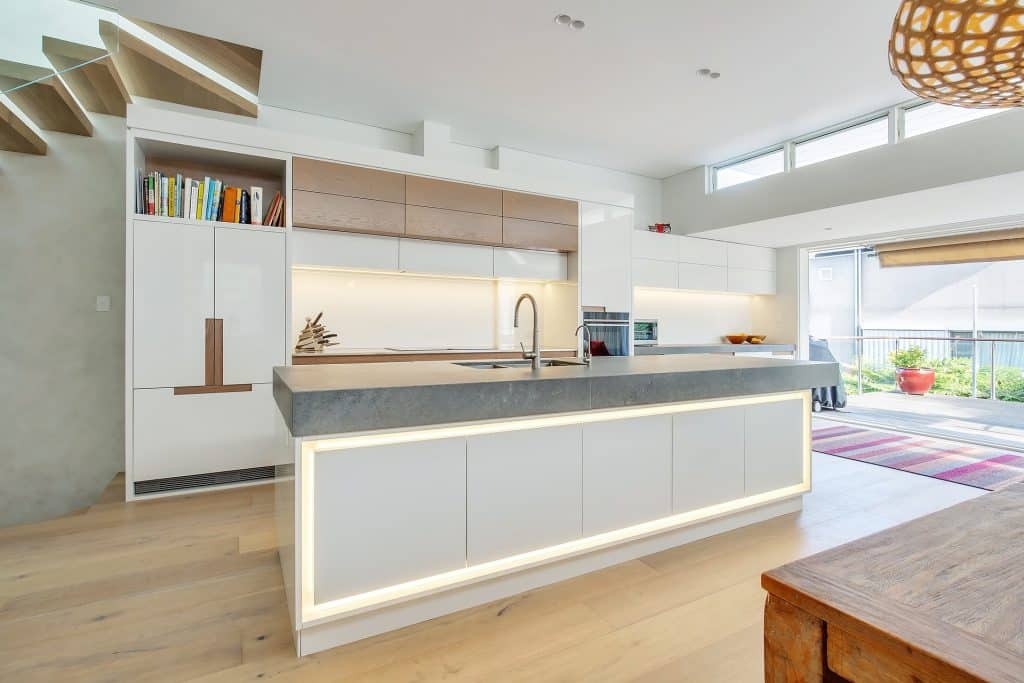 Stunning kitchen renovation with sleek lines
